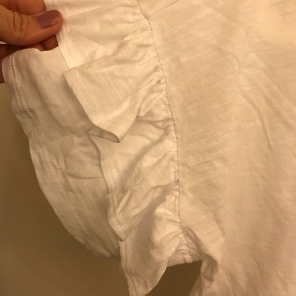 White Ruffle Sleeve - Picture 2 of 3